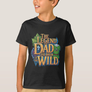 Camiseta La Leyenda De Papá Hijos Del Día Del Padre Salvaje