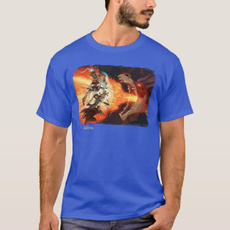 Camiseta La leyenda de Vo Machina Escena de lucha amigo