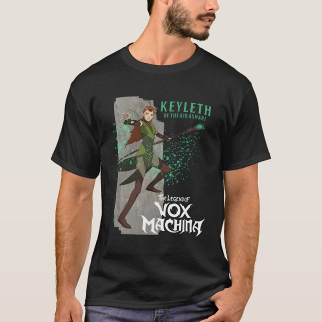 Camiseta La leyenda De Vox Machina Keyleth (Anverso)
