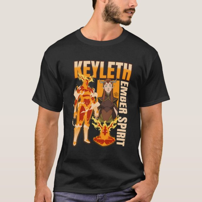 Camiseta La Leyenda De Vox Machina Keyleth Ember Spirit (Anverso)