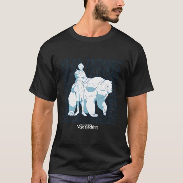 Camiseta La Leyenda De Vox Machina Vex Y Trinket (Anverso)
