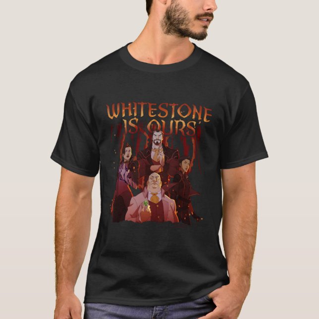 Camiseta La Leyenda De Vox Machina Whitestone Es Nuestra (Anverso)