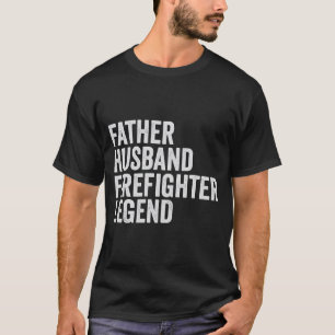 Camiseta La leyenda del bombero padre esposo Trump Elección