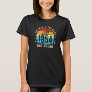 Camiseta La leyenda del mito del hombre de 68 años, julio d
