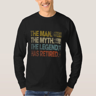 Camiseta La leyenda del mito del hombre ha retirado al abue