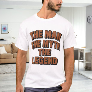 Camiseta La leyenda del mito del hombre llama pared de ladr