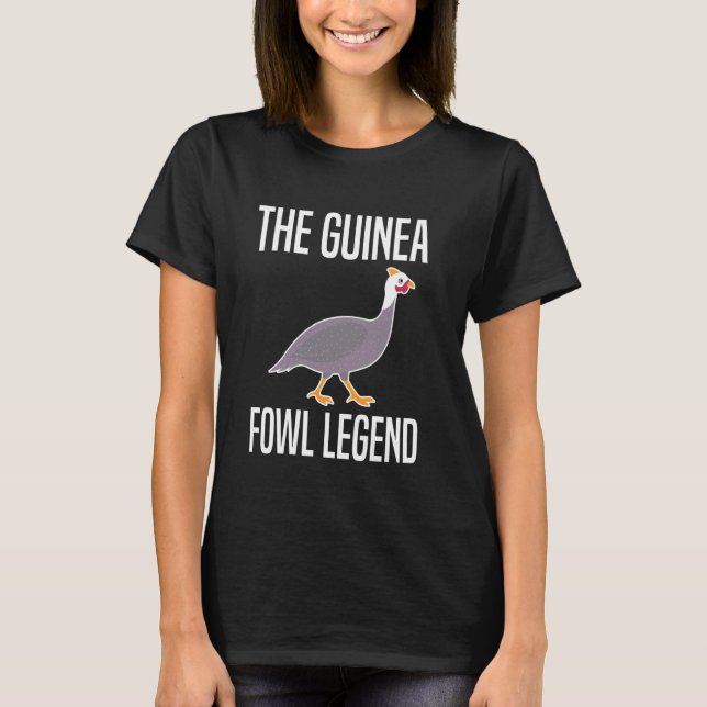 Camiseta La leyenda del pollo de Guinea (Anverso)