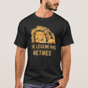 Camiseta La Leyenda Ha Retirado La Jubilación Para Hombres 