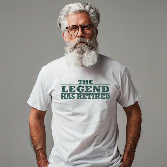 Camiseta La leyenda se ha jubilado con gracia (Subido por el creador)