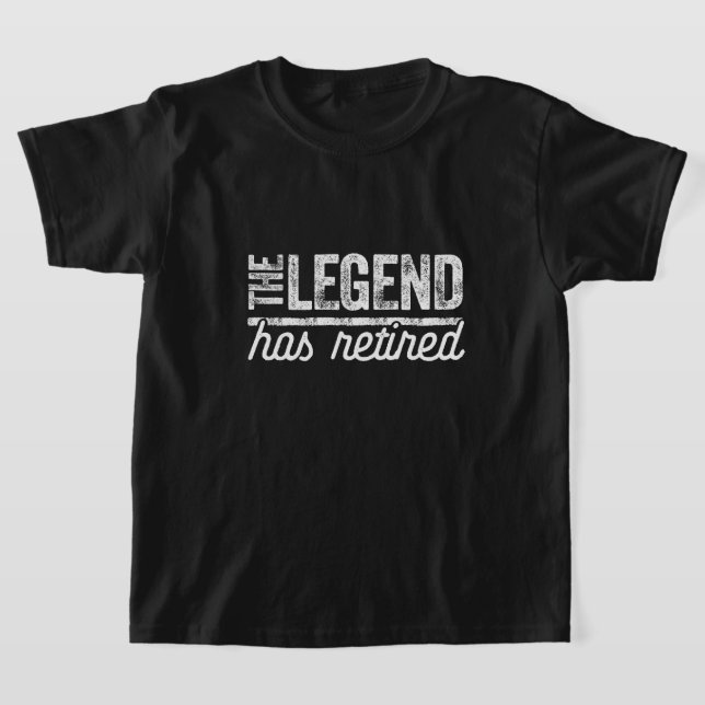 Camiseta la leyenda se ha retirado (Distribución)