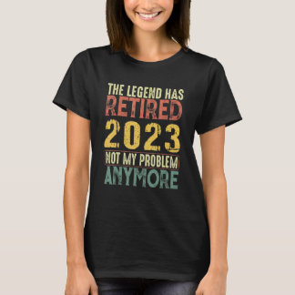 Camiseta La leyenda se ha retirado 2023 Jubilación