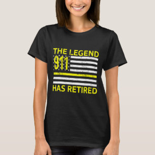 Camiseta La Leyenda Se Ha Retirado 911 Retirada De Empleado