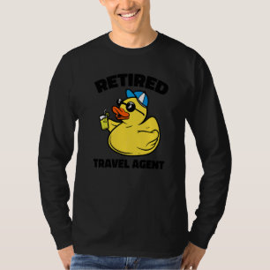 Camiseta La leyenda se ha retirado Agente de viajes  