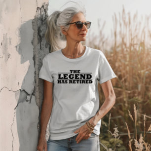 Camiseta La leyenda se ha retirado de citas de jubilación g