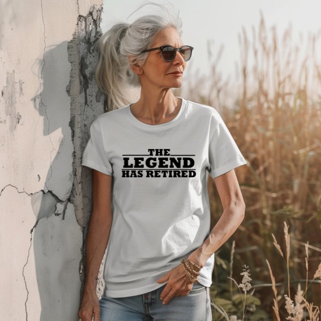 Camiseta La leyenda se ha retirado de citas de jubilación g (Subido por el creador)