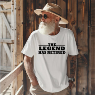 Camiseta La leyenda se ha retirado de citas de jubilación g