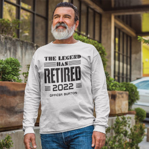 Camiseta La leyenda se ha retirado de la jubilación persona