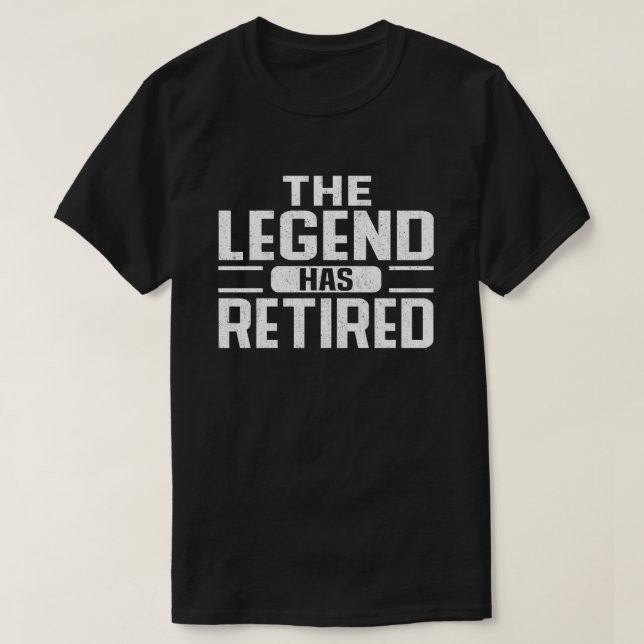 Camiseta La leyenda se ha retirado del regalo de retiro gra (Diseño del anverso)