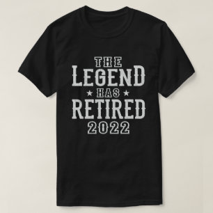 Camiseta La leyenda se ha retirado el regalo de jubilación