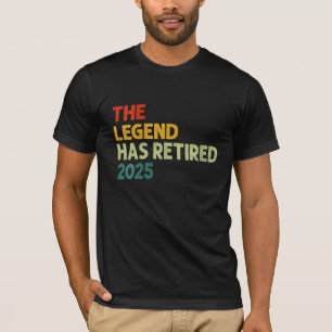 Camiseta La Leyenda Se Ha Retirado La Jubilación De Vintage