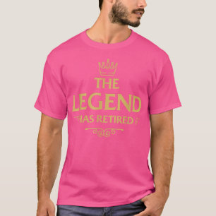 Camiseta La Leyenda Se Ha Retirado, Regalos De Jubilación P