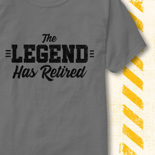 Camiseta La Leyenda Se Ha Retirado Retro Divertido Jubilaci