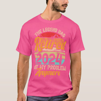 Camiseta La Leyenda Se Retiró 2024 Graciosa Jubilación 2024
