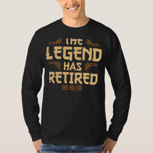 Camiseta La Leyenda Tiene Humor De Jubilación Jubilado 1