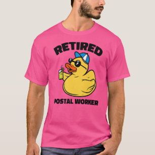 Camiseta La leyenda tiene trabajador postal jubilado  