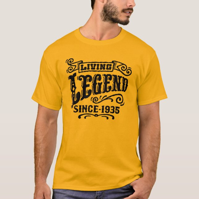 Camiseta La leyenda viva desde 1935 (Anverso)