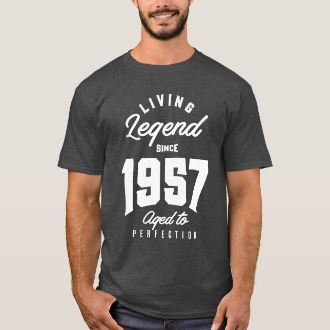Camiseta La leyenda viva desde 1957 (Anverso)