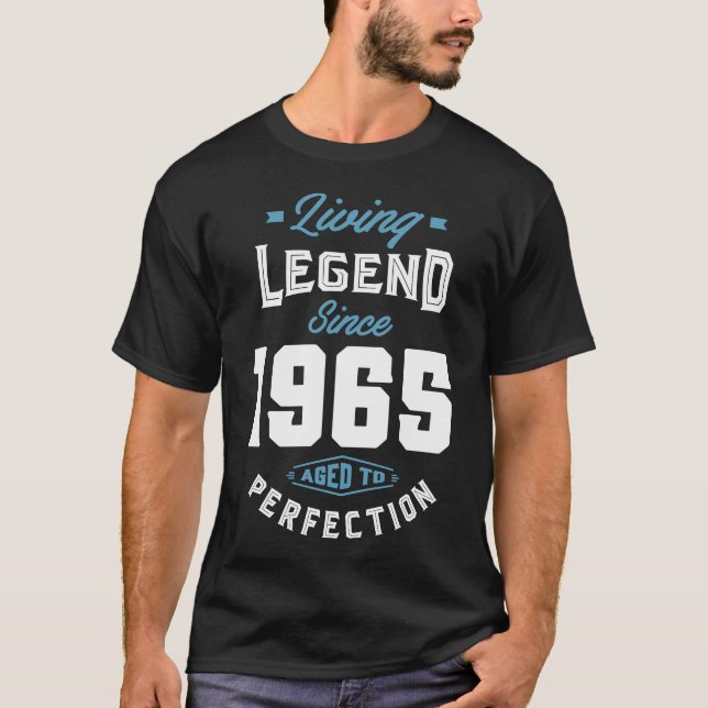 Camiseta La leyenda viva desde 1965 (Anverso)