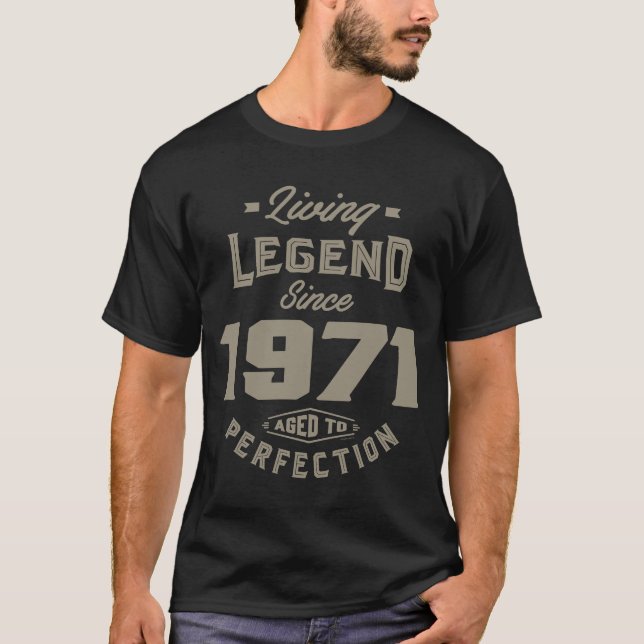 Camiseta La leyenda viva desde 1971 (Anverso)