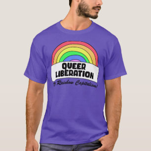 Camiseta La liberación homosexual no el capitalismo arcoiri