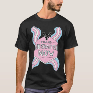 Camiseta La liberación transgénero ahora derechos trans org