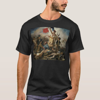 Camiseta La libertad como líder del pueblo, Delacroix