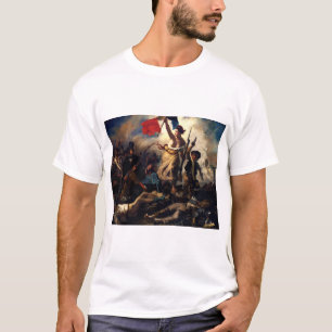 Camiseta La libertad como líder del pueblo, Eugene Delacroi