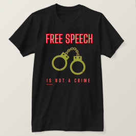 camiseta "LA LIBERTAD DE EXPRESIÓN NO ES UN CRIMEN
