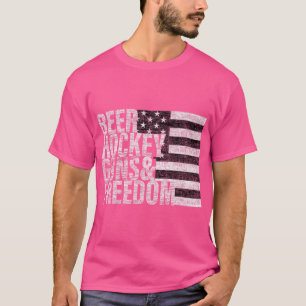 Camiseta La libertad de las armas de hockey sobre cerveza