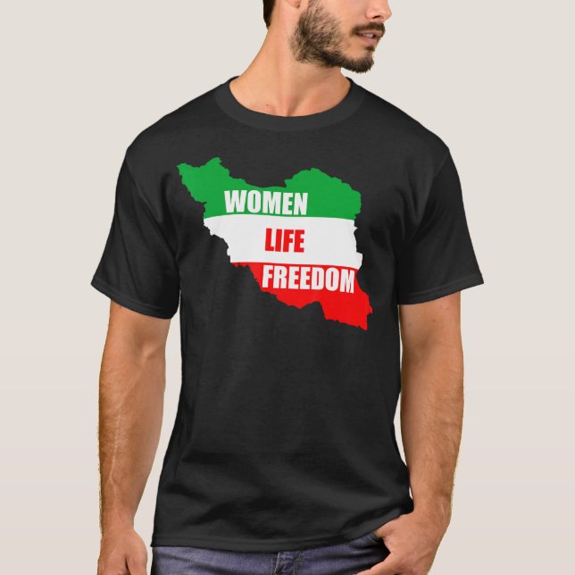 Camiseta La libertad de las mujeres en Irán (Anverso)
