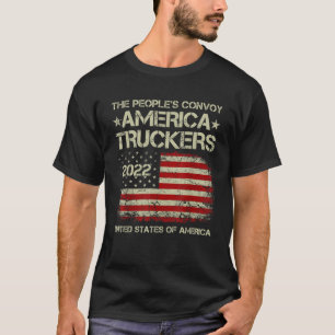 Camiseta La libertad de los camioneros estadounidenses 2022