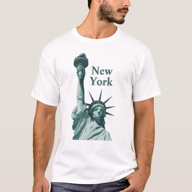 Camiseta La libertad de Nueva York (Anverso)