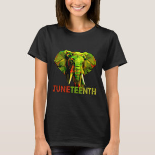 Camiseta La libertad del arte de los elefantes africanos en