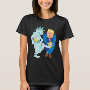 Camiseta La libertad desata manifestación contra Donald en