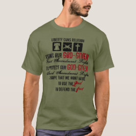 Camiseta La libertad dispara contra la religión