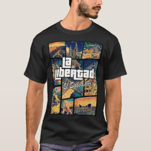 Camiseta La libertad El Salvador orgullosos libertines
