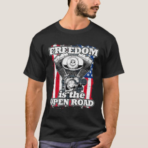 Camiseta La libertad es la vía abierta para los ciclistas e