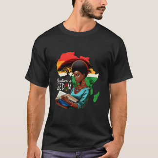 Camiseta La libertad es libertad Mes de la historia negra O