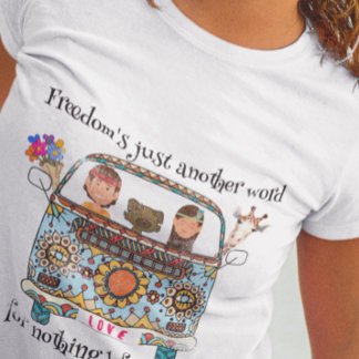 Camiseta La libertad es sólo otra palabra. Unisex