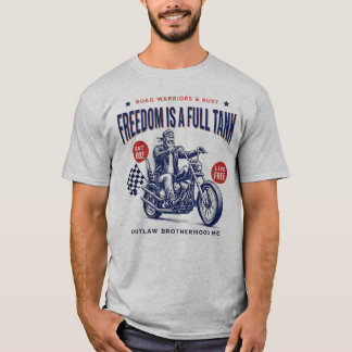 Camiseta La Libertad es un Tanque Lleno – Motocicletas Clás